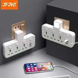 Eu Us Uk Au Plug Ac Stopcontact Power Strip Multiprise Wandcontactdoos Universeel Netwerkfilter Met Usb Cherger Separate Switch Adapter