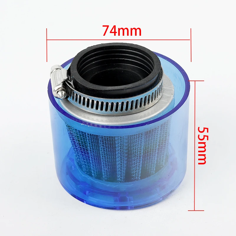 Motorcycle 35MM 38MM WaterProof Air Filter Cleaner For 50cc-250cc ATV Off-Road Pit Dirt Bike Motorbike Splash Proof Accessories