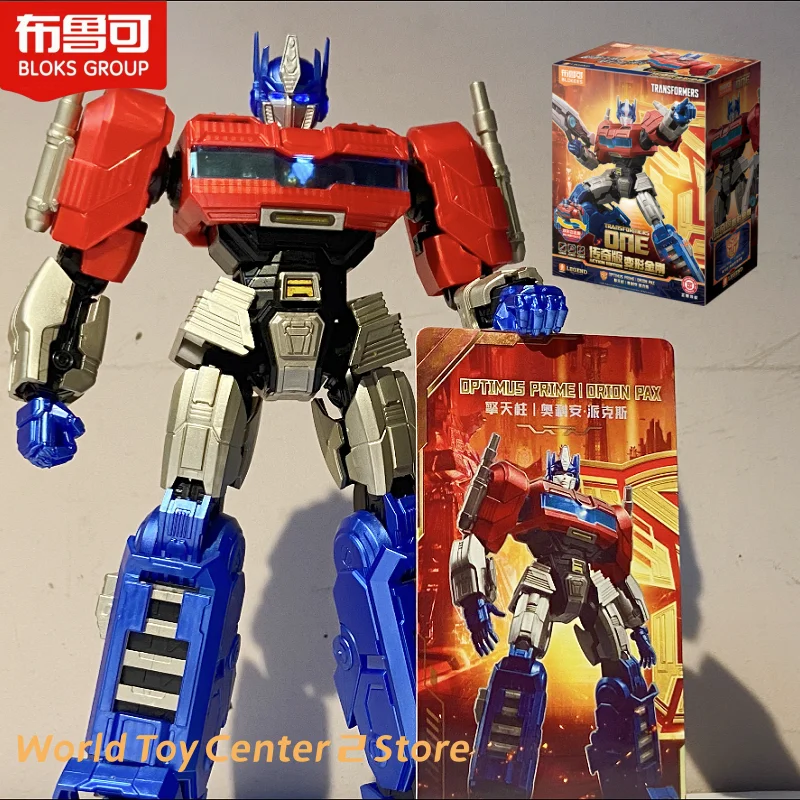 

NEW Genuine Blokees Transformers Origin: Optimus Legendary Edition Prime Collectible Assembly Model Kit Gift Action Figure