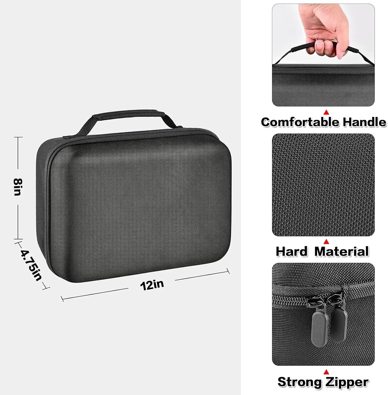 Case Compatible with DEWALT 20V MAX XR Oscillating Multi-Tool DCS354B/ DCS356B, Large Carrying Storage Box