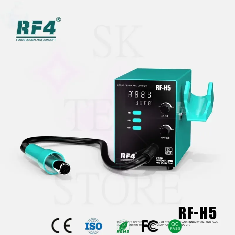 High Power Hot Air Tool Welding Station with LCD Display RF4 RF-H5 BGA Rework Fast Desoldering Repair Tool