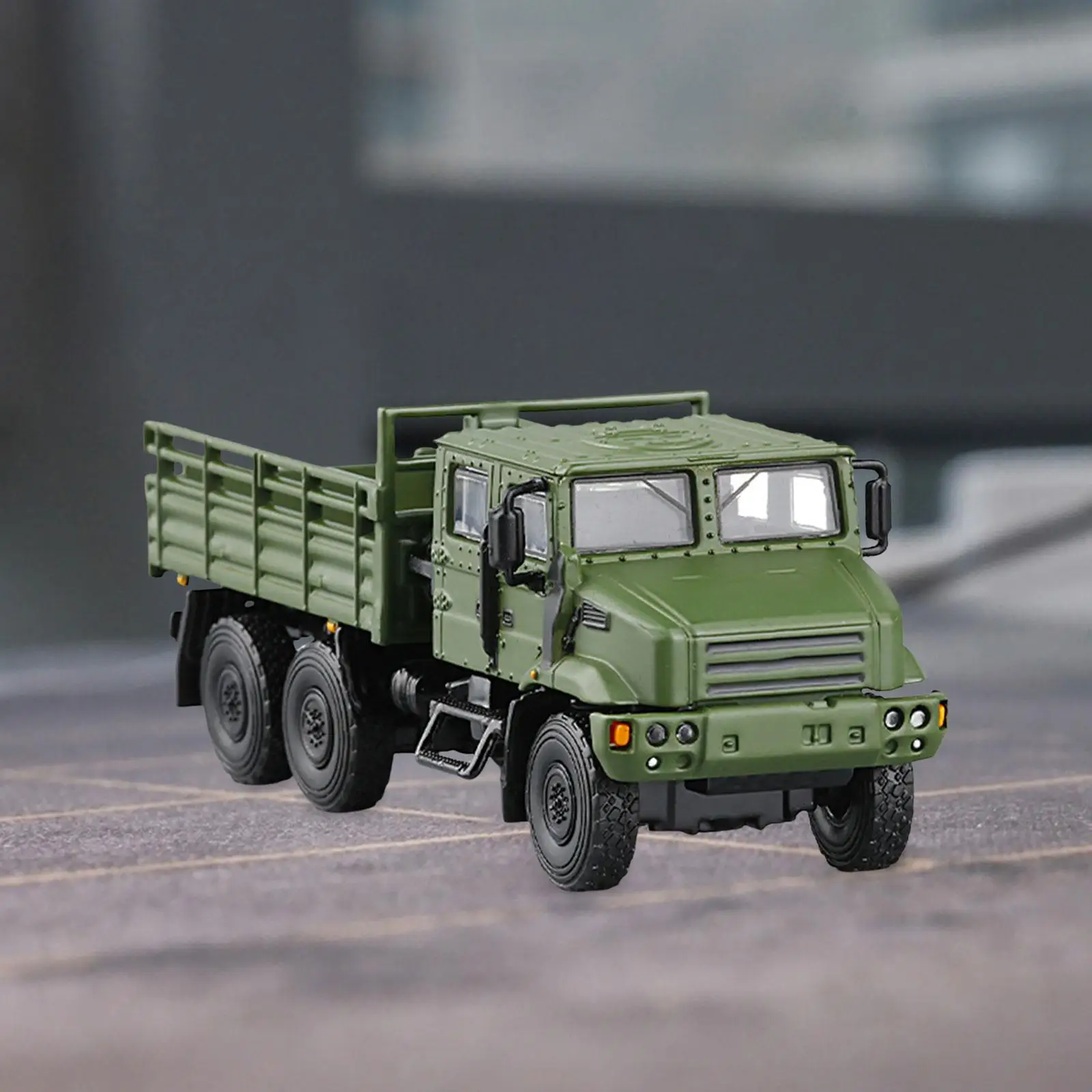 Druckgussauto, 6-Rad-Legierung, Maßstab 1:64, gepanzerter Autotransporter für Transportwagen