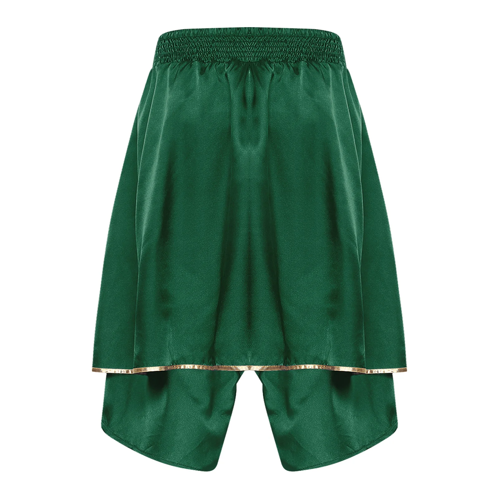 Calça harém hippie árabe masculina, sedosa, sobreposição irregular, acabamento metálico, cintura elástica larga, calça lanterna solta, calças índia dhoti