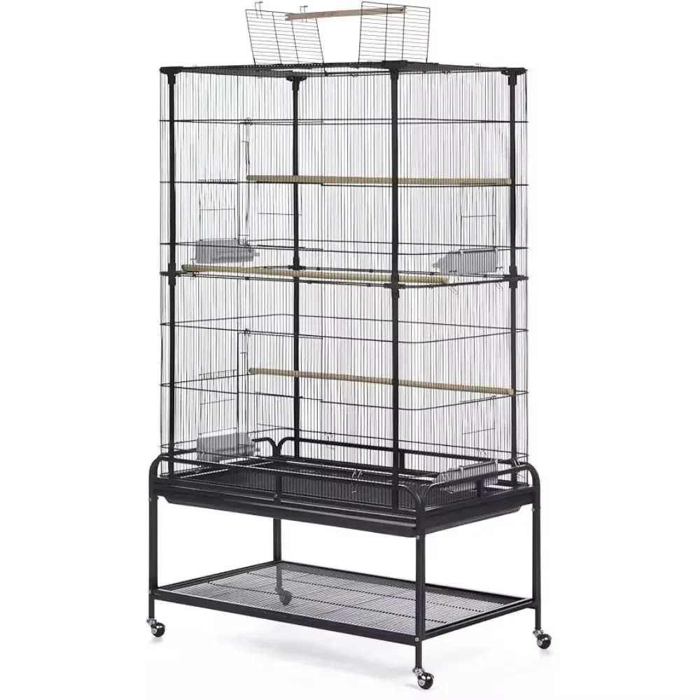 

Клетки Love Bird Cages for Birds Бесплатная доставка Black Aves Playtop Flight Bird Cage с подставкой - F085 Будины для кореллы и хатина для среды