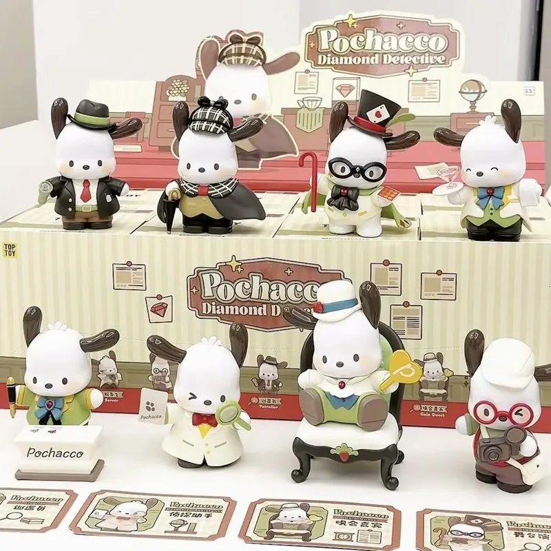 

[Genuine] In Stock Pacha Dog Diamond Detective Series Blind Box Trendy Play Cute Handmade Toys Peripheral Ornament Kawaii Gifts
