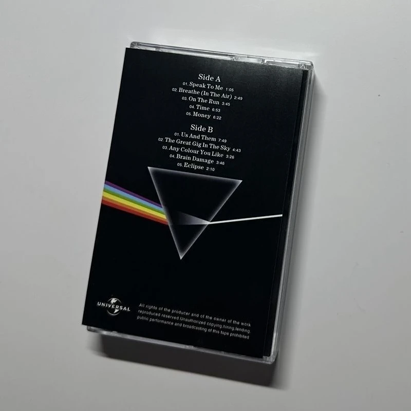 Pink Floyd The Dark Side of the Moon English Rock Songs Music Cassette Brand New Unopened Collectors Edition