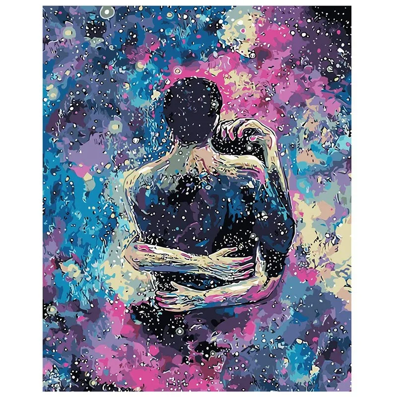 Paint By Numbers Art Oil Painting Cosmic Hug Living Room Bedroom Home Decoration Wall Decoration