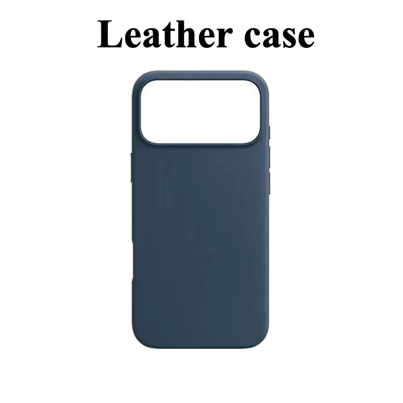 Zakelijke Officiële 1:1 Lederen Case voor MagSafe Oplaadcase voor iPhone 17 Pro Max 16 15 14 13 Pro Max Originele Anti-Drop Cover