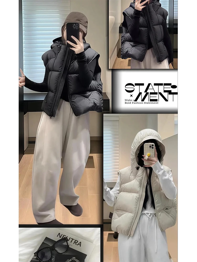 

Модная трендовая высококачественная хлопковая куртка для женщин: теплая зимняя модель в корейском стиле, приталенная, на молнии, для повседневной носки