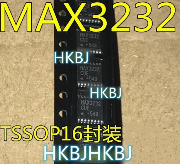 5pcs Original MAX3232 MAX3232EUE MAX3232CUE TSSOP16 RS-232 NEW