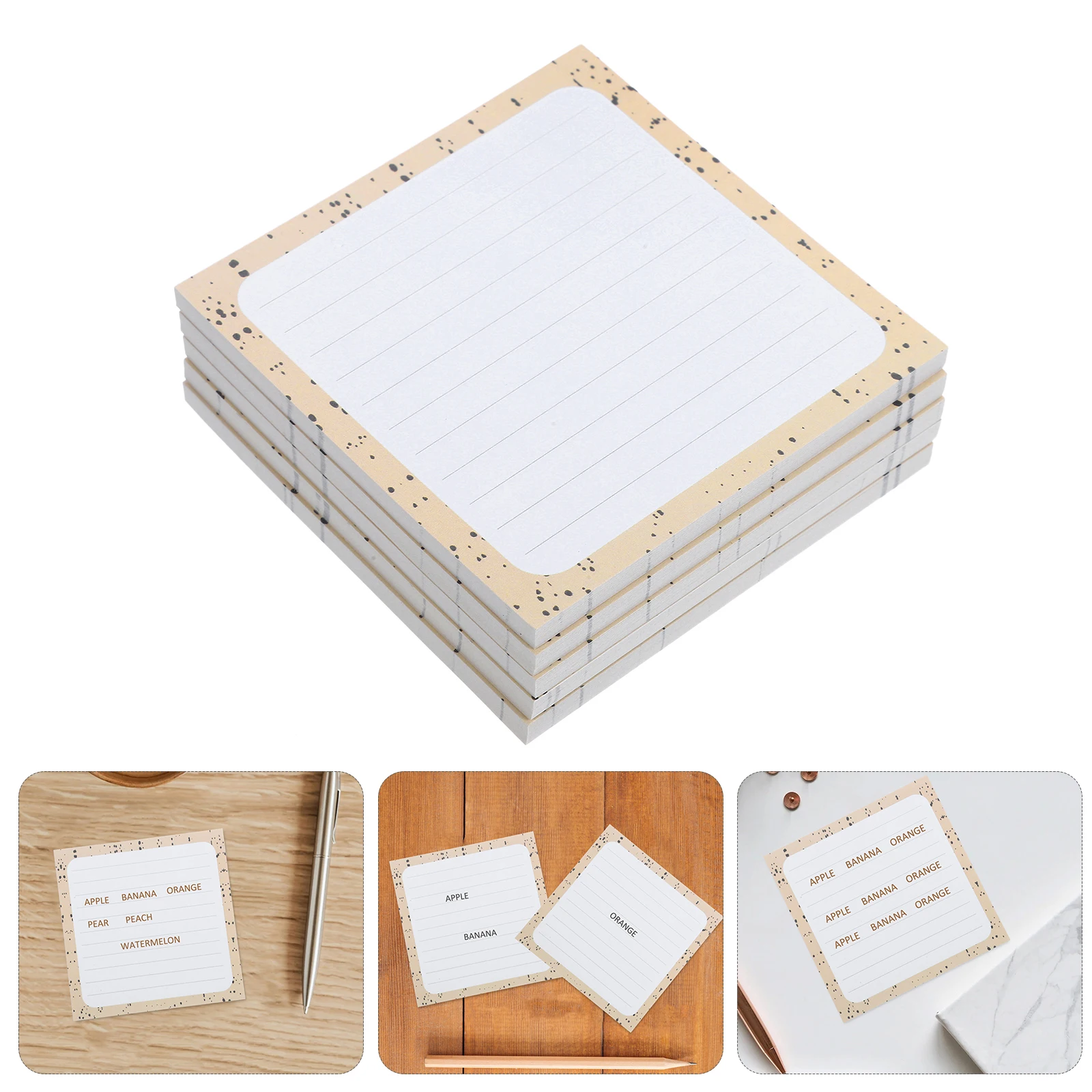 Memo Notepad Index Notepads For Writing Office Study Speech Cards Record Notebooks Smooth Paper Convenient Blank Cards