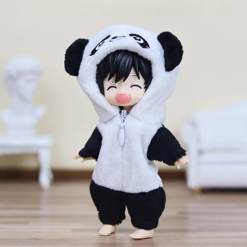 New OB11 Clothes Cute Stuffed Animal Onesie Angel Pajamas Homewear for Ob11,obitsu 11,molly, Gsc,YMY,1/12 BJD Doll Accessories