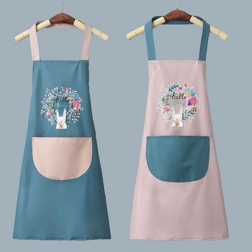 Garland Rabbit Apron Sleeveless Convenient Waterproof Wiper Anti-grease High-looking Household Apron Kitchen Hand N0Y9