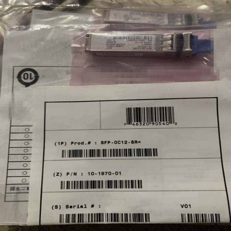 

SFP-OC12-LR1 SFP-OC12-LR2 WS-G5483 WS-G5484 WS-G5486 WS-G5487 CVR-X2-SFP CVR-X2-SFP10G New Original Module