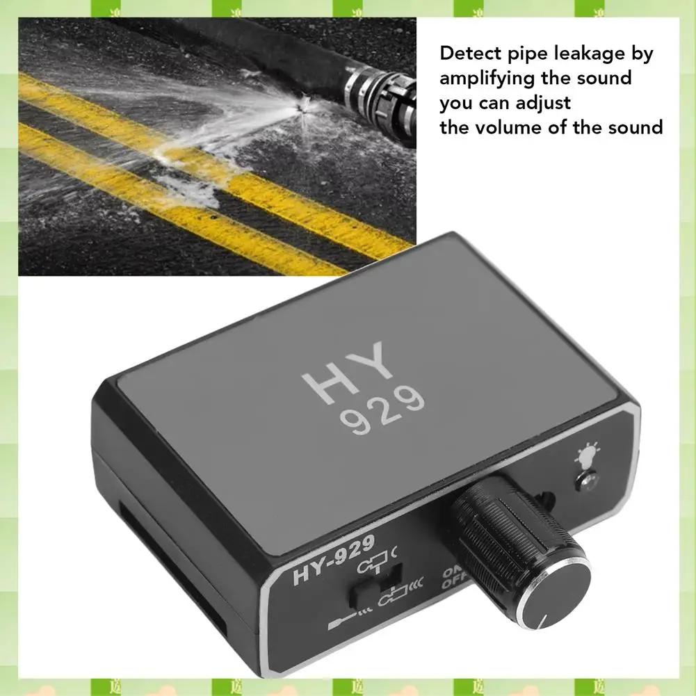 2025 Underground Water Pipe Leakage Detector Enhanced High Strength Sound Intensifier For Site Construction EU Plug,Underground