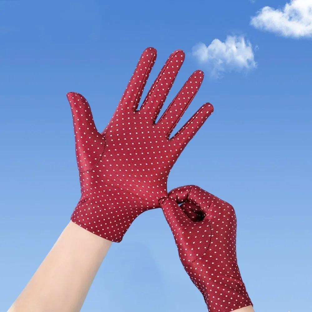 جديد شاشة ملموس قفازات واقية من الشمس المضادة للأشعة فوق البنفسجية تنفس ركوب القيادة قفازات مرنة للغاية مسمار اللوحة قفازات هدية