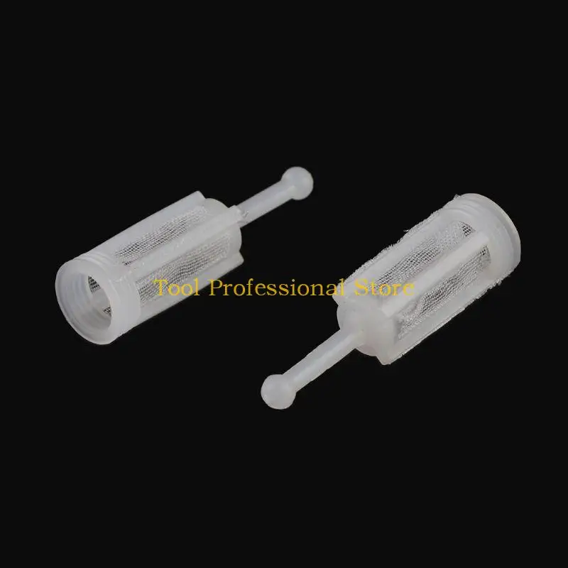 57qf 10x Kunststoff -Sprühpistolterfilter -Schwerkraft -Sprühdurchmesser 11 mm Gesamtlänge