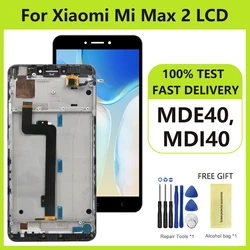 6.44''For Xiaomi Mi Max 2 For Mi Max2 MDE40 MDI40 LCD Display Touch Screen Digitizer Assembly Replacement