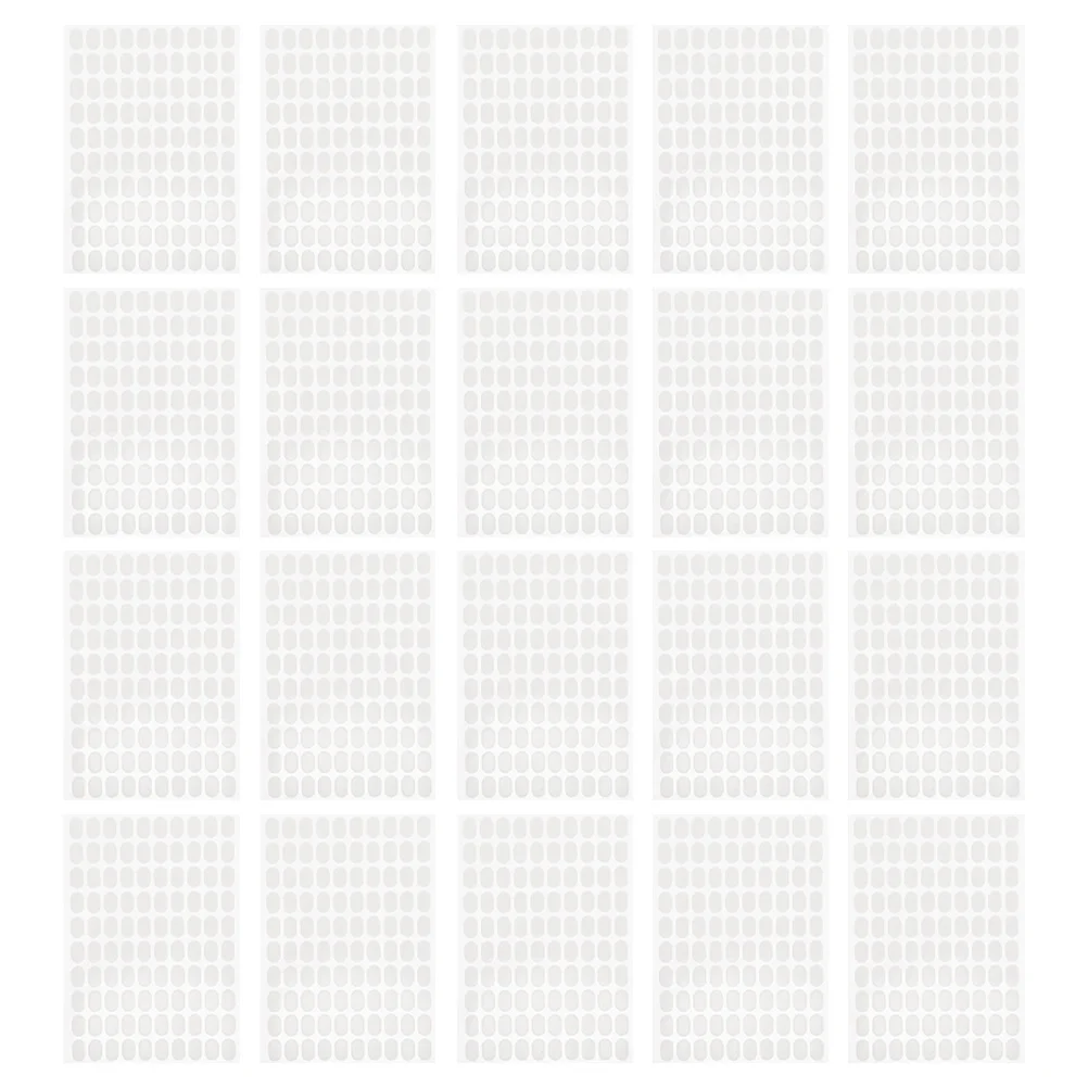 

Nail Adhesive Tapes 20 Sheets Double Sided Strong Bond for False Nails Easy Peel Off Professional Manicure Home Salon