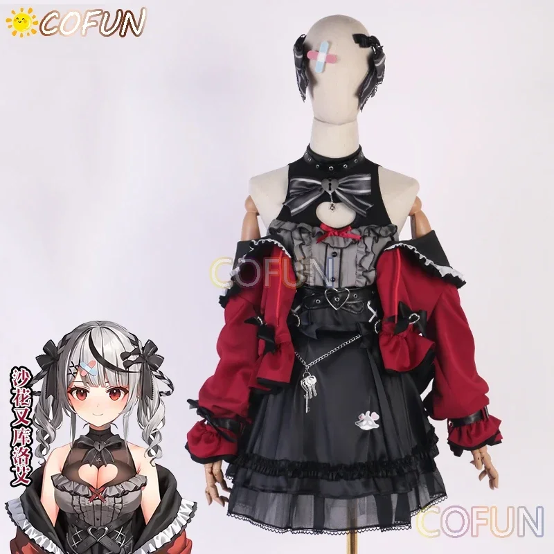 

COFUN Vtuber Hololive Sakamata Chloe Cosplay Costume Halloween Outfits Women Sexy Dress