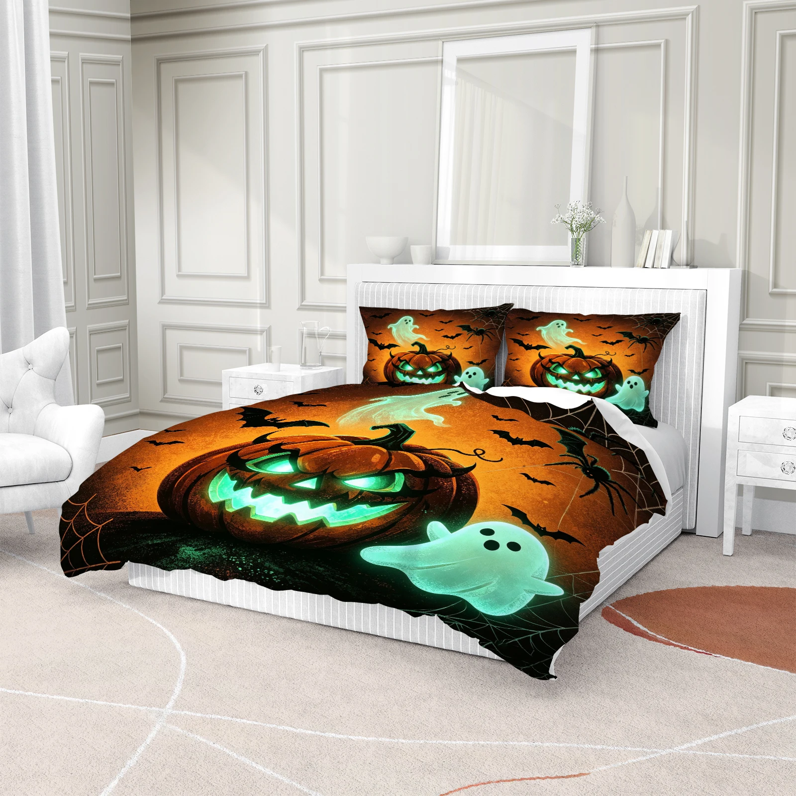 Set Copripiumino di Halloween - Spider Web Halloween Decoration recensione e prezzo