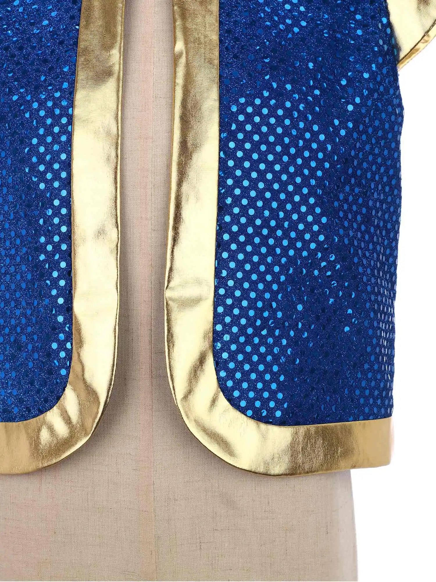 سترات عربية للأولاد صدريات معدنية سترة خرافية شرقية زي الأمير العربي ترتر أزياء تنكرية لأداء المسرح #4