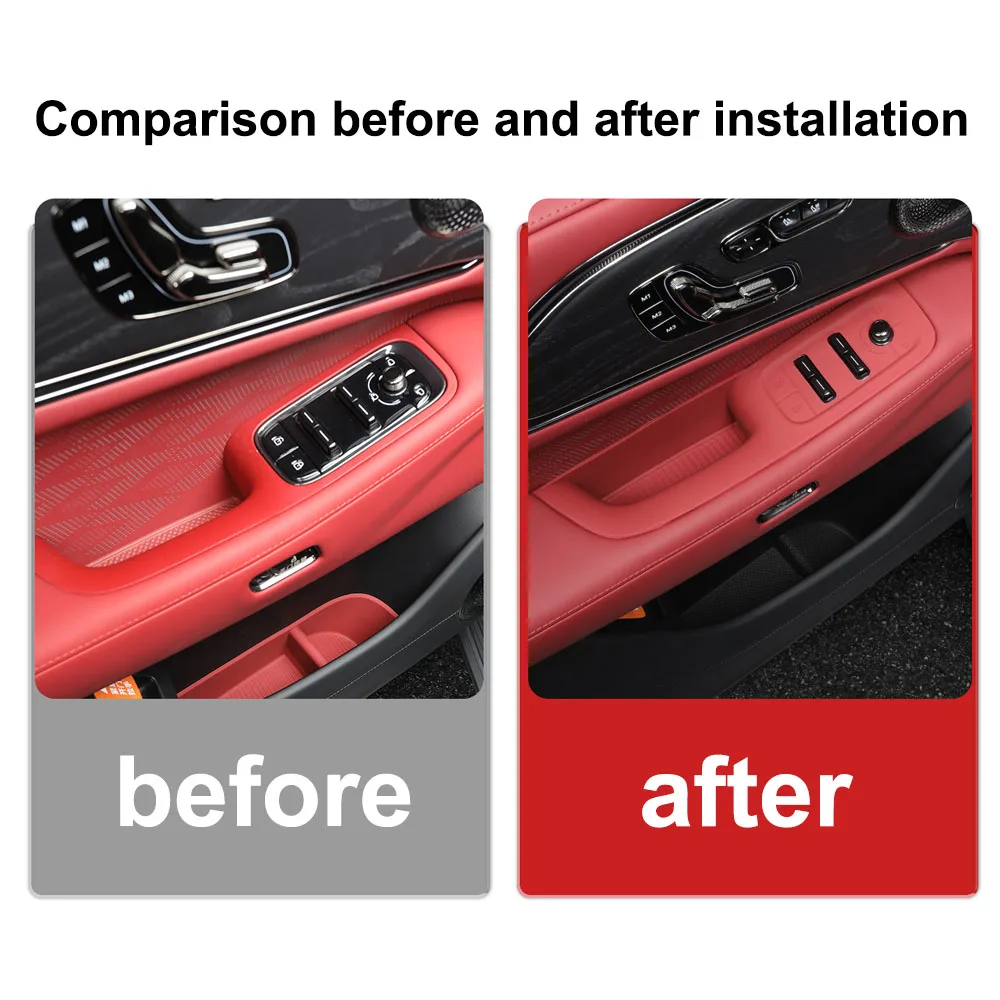 4 Pcs Fit For GEELY ZEEKR 8X 2026 2027 Silicone Pad For Door Handle Automotive Supplies Window Lift Button Panel Protective Pad