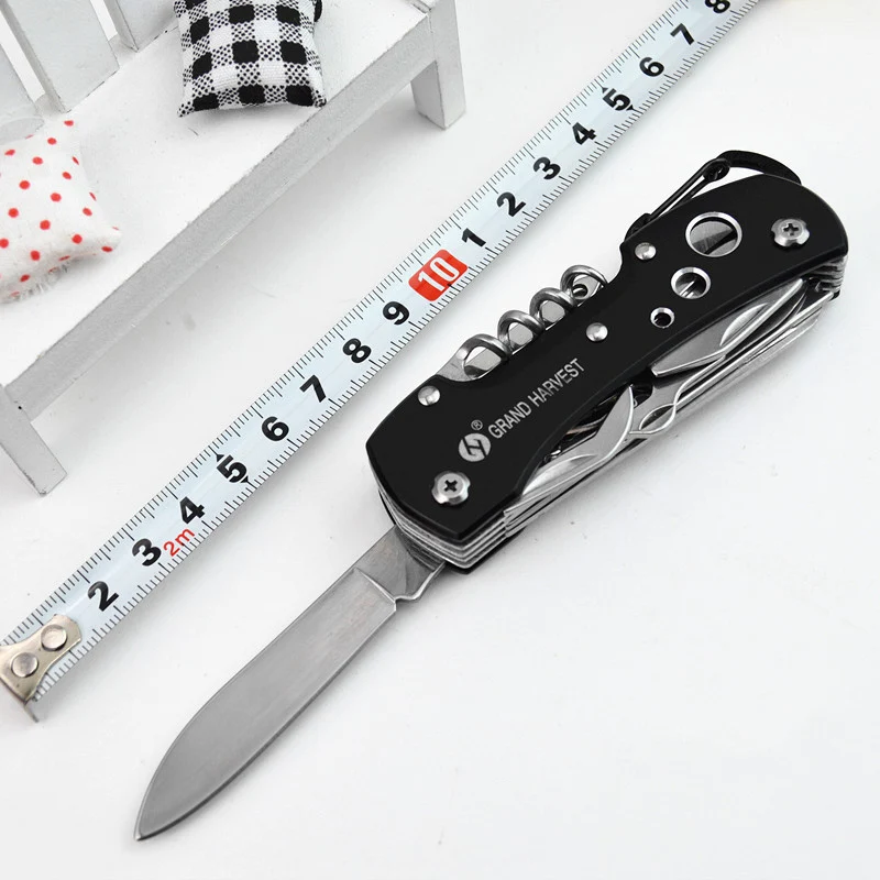 11 in 1 Multitool Folding Knife Gear Pocket Knife for Outdoor Camping Survival Hunting - Multifunctional Folding Knife image 5