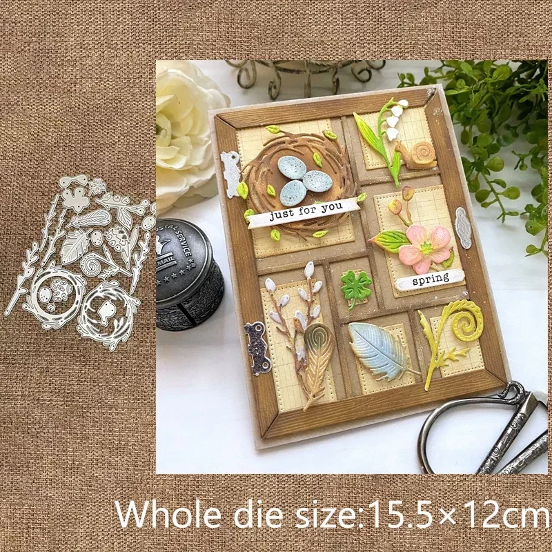 

New Design Craft Metal stencil mold Cutting Dies Curio: Spring Findings scrapbook die cuts Album Paper Card Craft Embossing