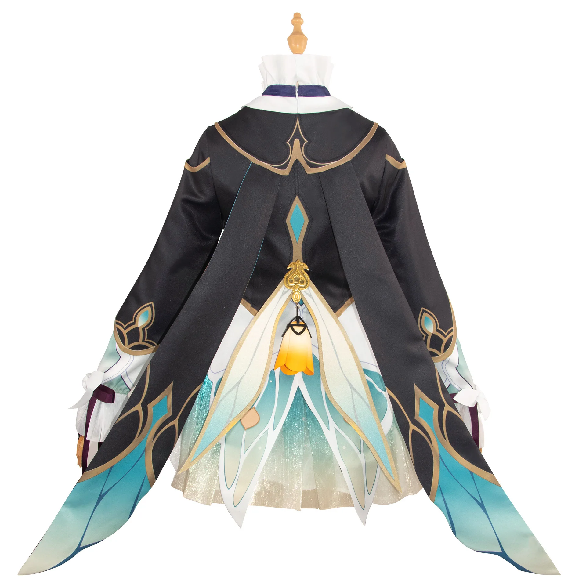 Honkai Star Rail Firefly Cosplay fantasia, conjunto completo de ternos uniforme com peruca e vestido, adereços do jogo