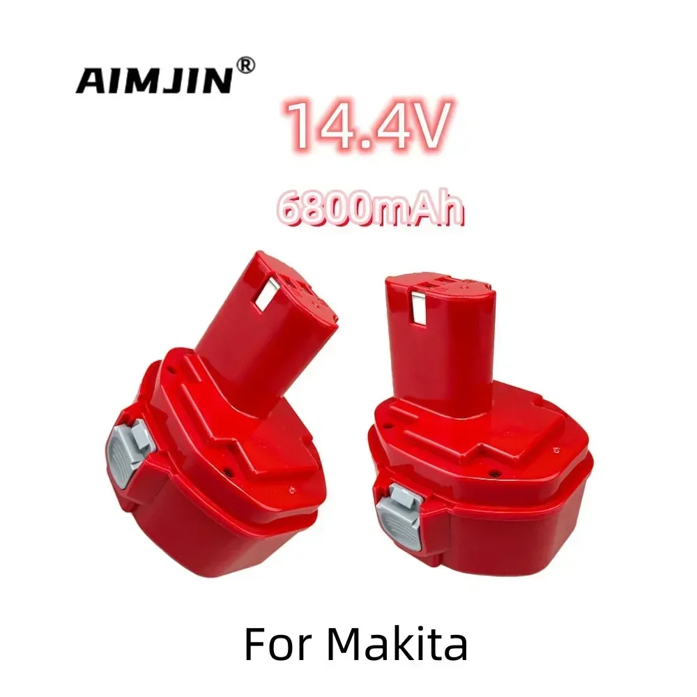 

For Makita 14.4V Battery 6800mAh Ni-MH Battery PA14 1422 1433 1420 192600-1 6281D 6280D 6337D Rechargeable Batterie