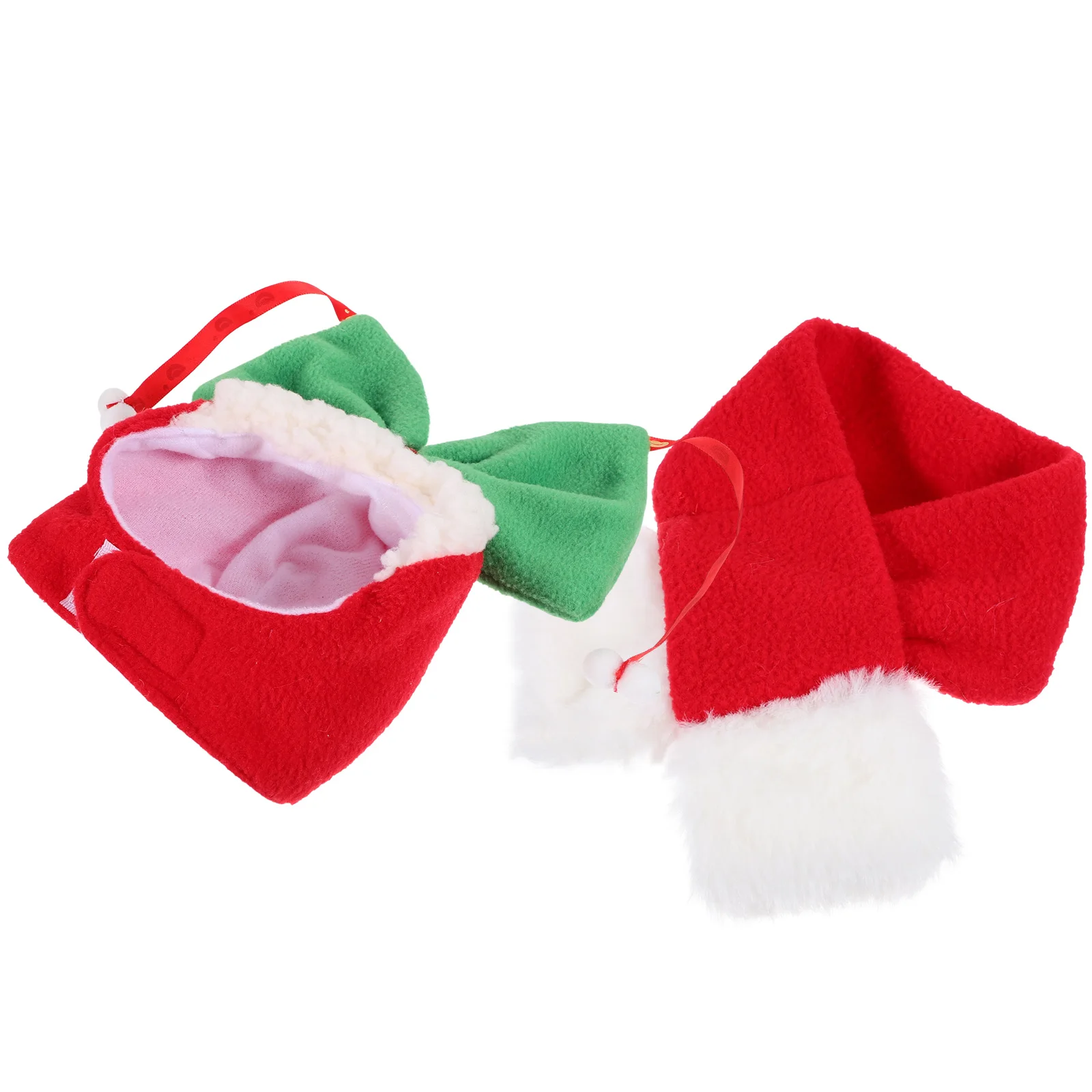 

1 set Pet Hood Christmas Dog Scarf Hat Cotton Headgear Reindeer Warm Set Small Pets Puppy Supplies Decor Photos Gifts