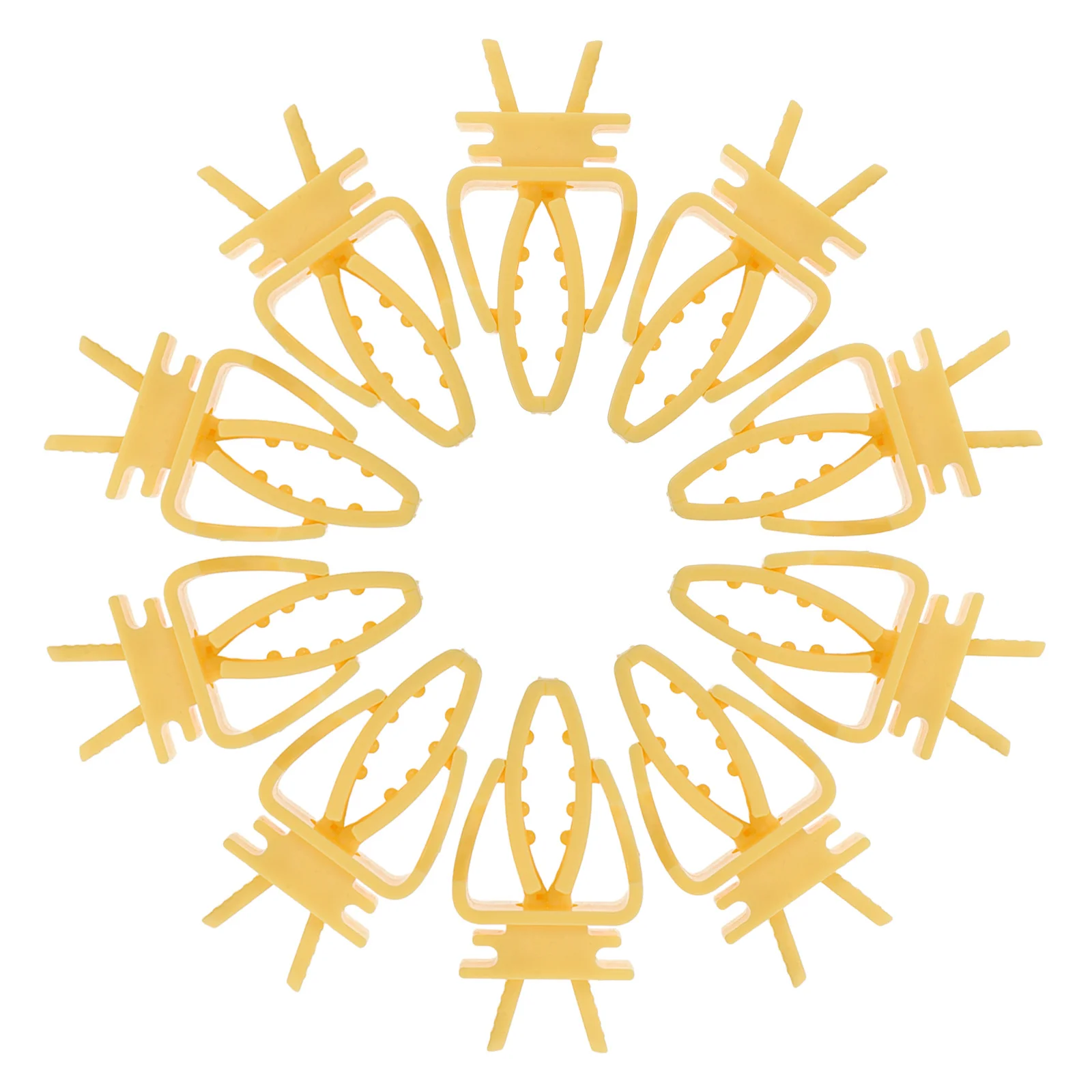 

10Pcs Parrot Cage Feeder Clip Heavy Duty Fruit Vegetable Holder for Cockatiel Lovebird Easy Install Bird Feeding Accessory