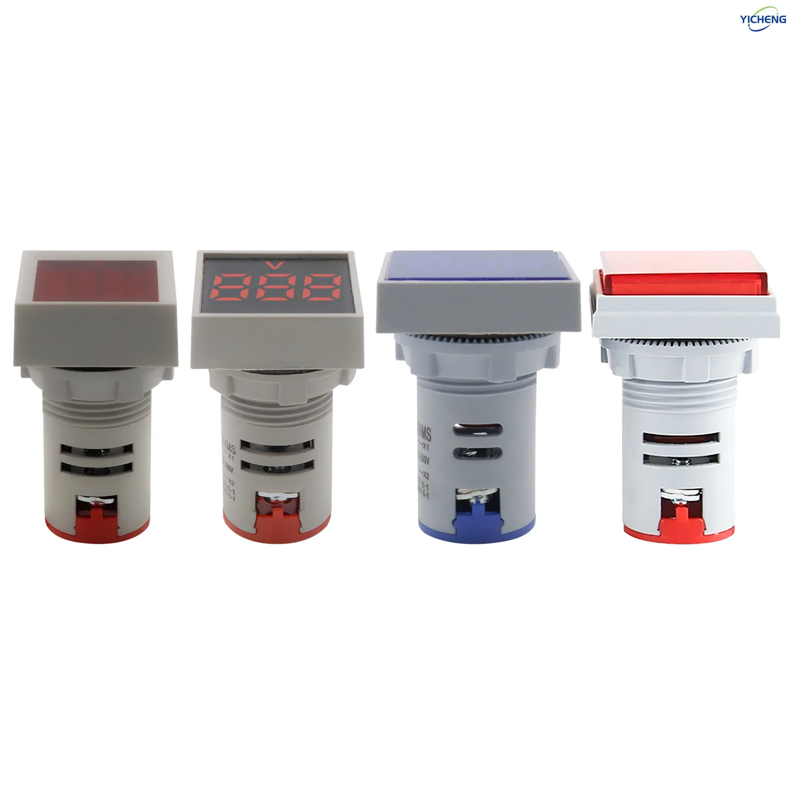 10Pcs AC 볼트 앰프 주파수 테스터, AC 60-500V 100A 전압 전류 모니터 ... - 3