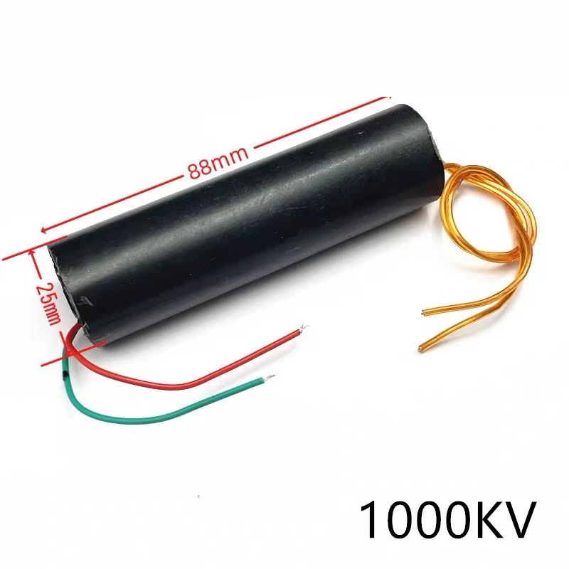 20KV 400KV 1000KV DC 3.7 V-7.4 V 1000KV Boost Step up hoogspanning Generator Bobine Puls Power Module Ontsteker Transformator