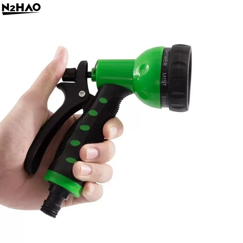 Garden Hose Spray Nozzle 7 IN 1 Adjustable Spray Modes Non Slip Grip For Lawn Car Washing Garden Watering
