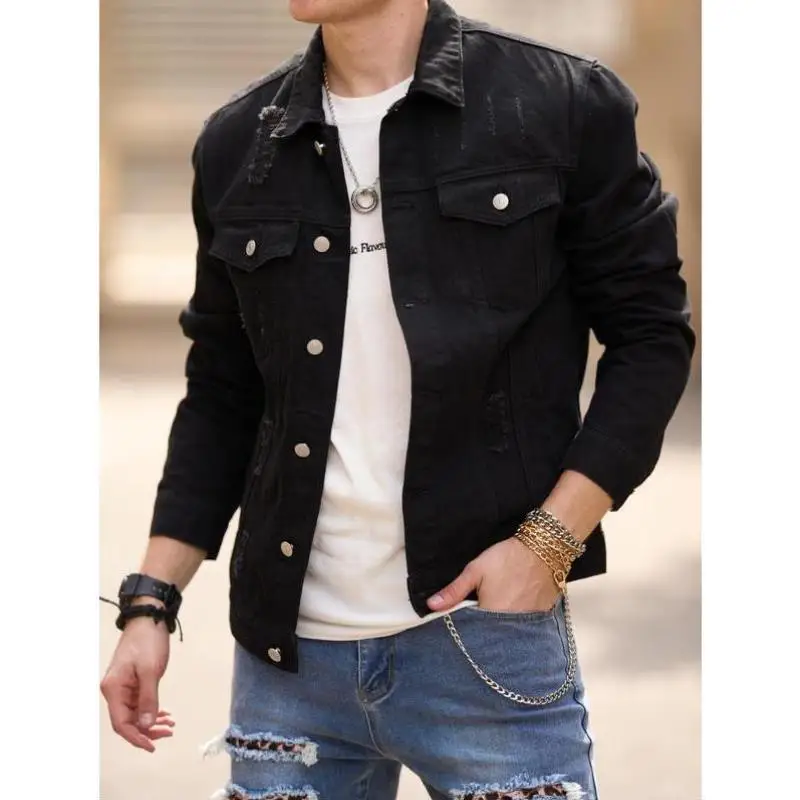 

New Men's Jaets Coats Waist-Cinching Sle ort Length V-ne Seven-quarter Sve Other Material Casual Wear for Middle-a...