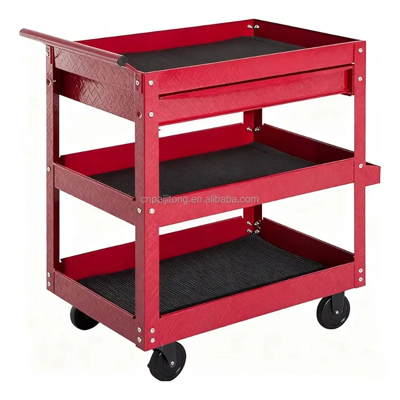2026 Mobile Heavy Duty Industrial Steel Tool Trolley Cabinet With Boltless Rolling Adjustable Height-OEM/ODM Customizable