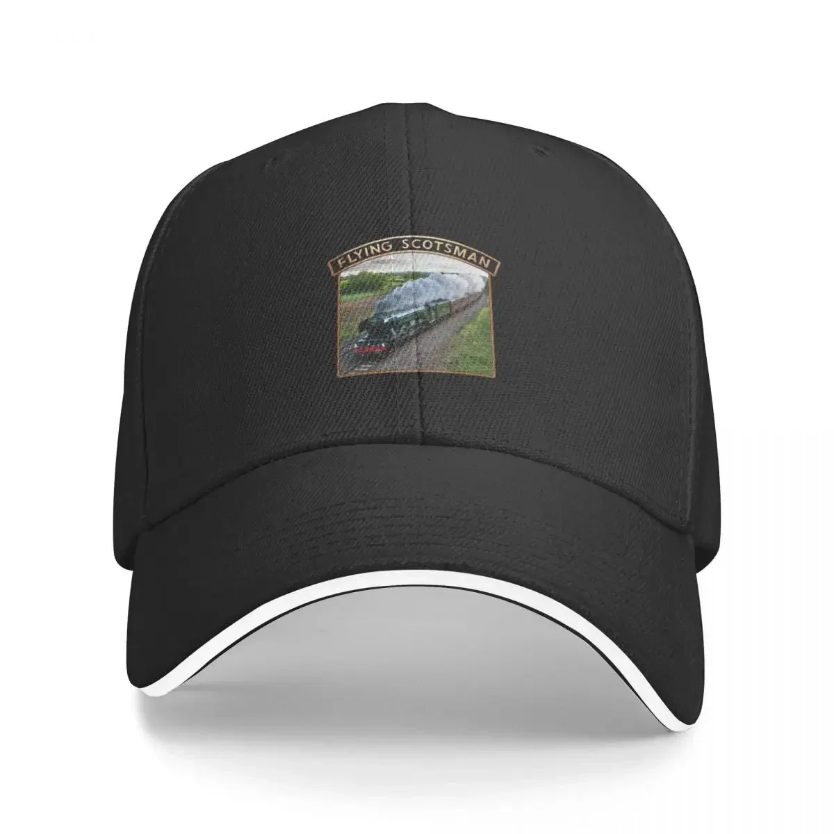 Flying Scotsman and Nameplate Baseball Cap Vintage Beach Mens Caps Women's