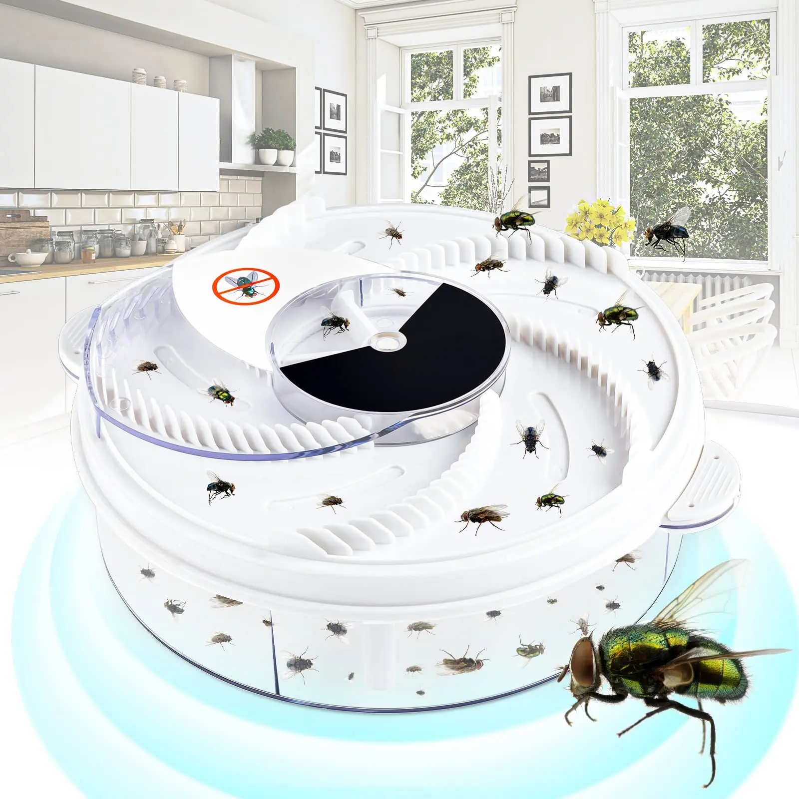 

Upgraded Version USB Flytrap Automatic Pest Catcher Fly Killer Electric Fly Trap Device Insect Pest Reject Control Catcher