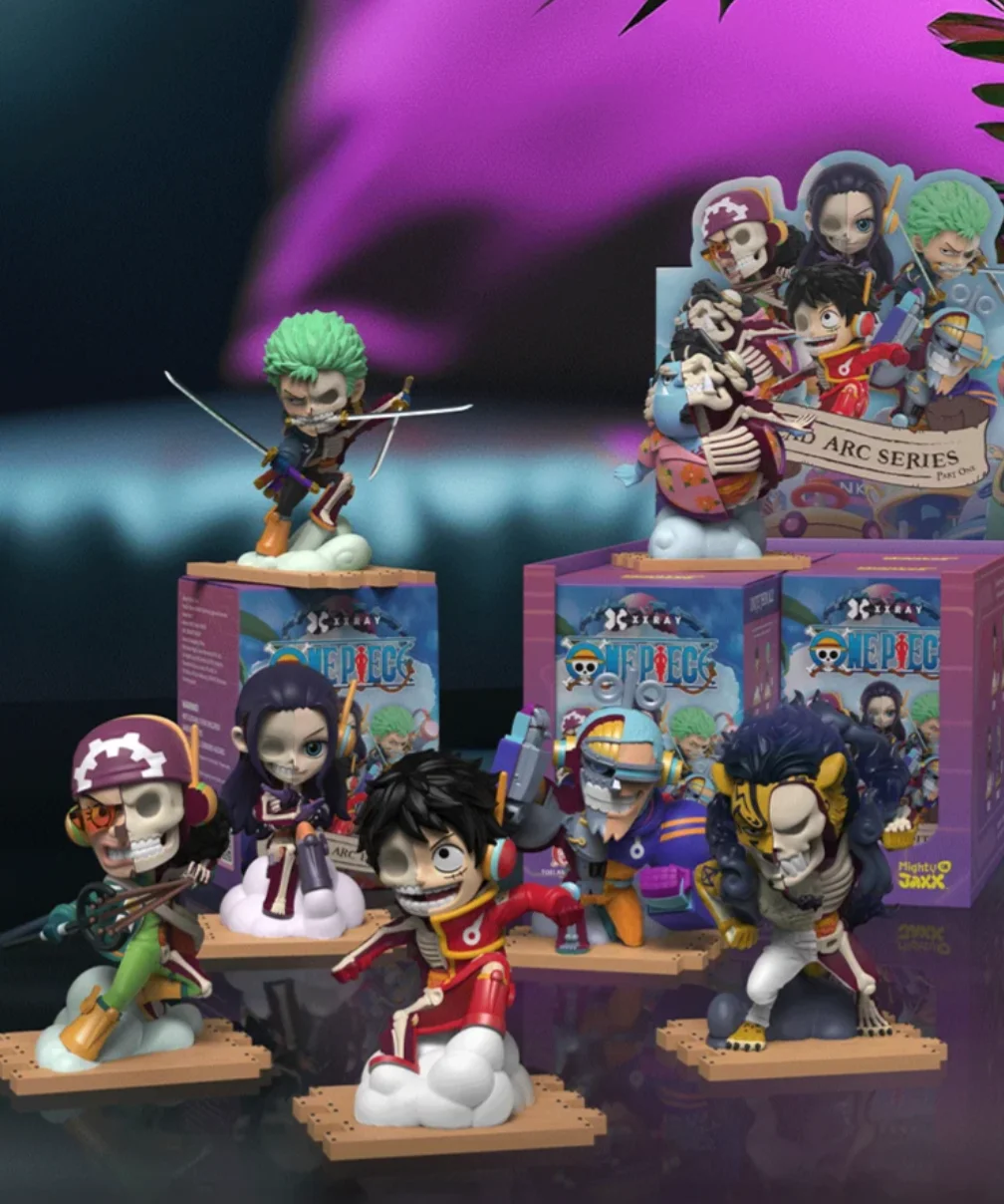 

MINISO 2025 One Piece Series Blind Box: Egg Head Island (First Generation) One Piece Half Anatomy Blind Box Birthday Gift