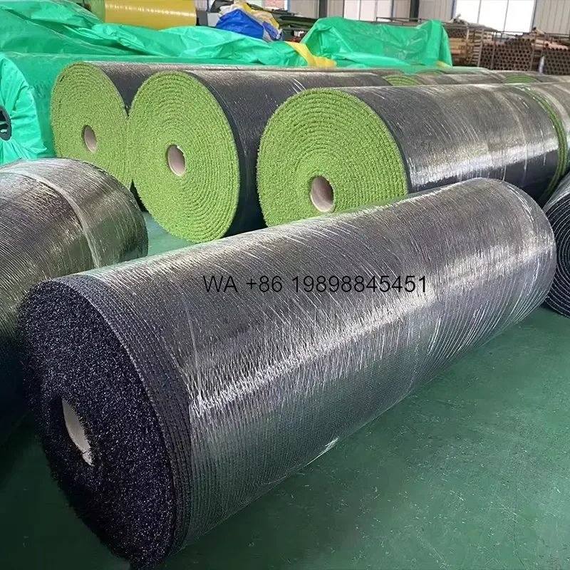 Wmwmnu Custom Logo Turf Gym Flooring Black Artificial Grass for Hyrox Training