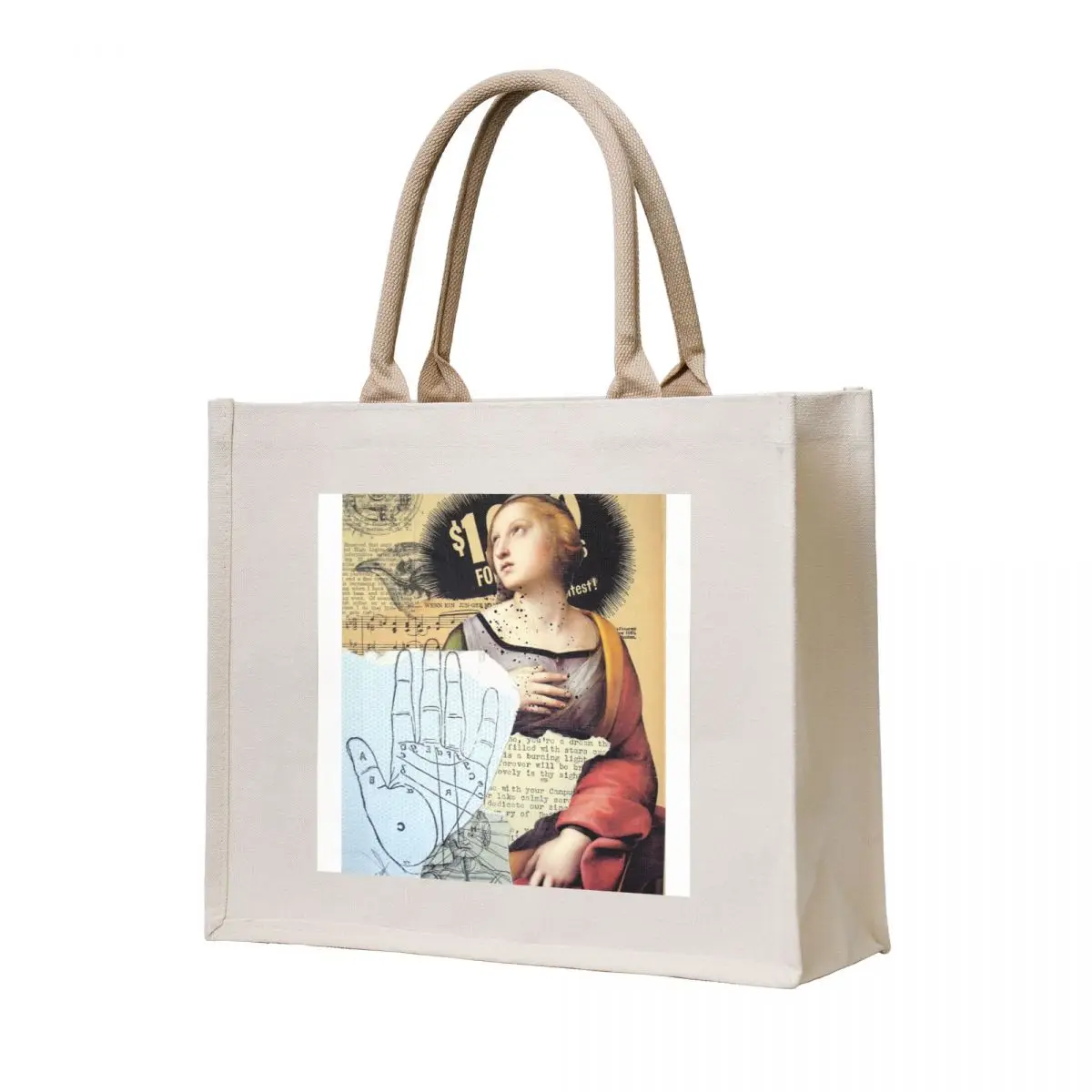 

LUZ RESPLANDECIENTE (burning light) Tote Bag Women's bags custom canvas bag supermarket folding bag