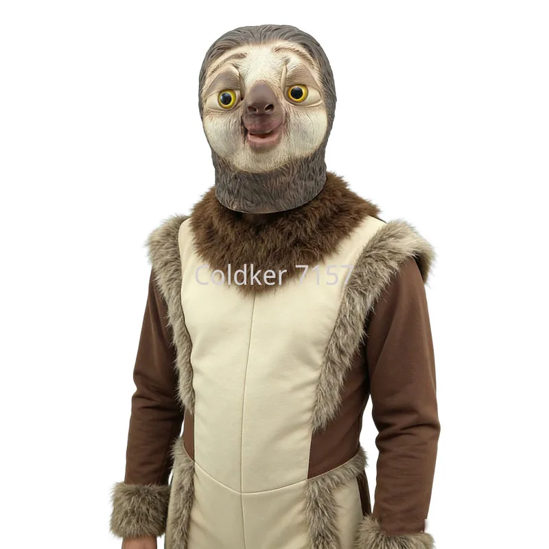 نيك قناع القبعات لطيف لعبة من الكارتون مضحك اللاتكس الثعلب الكسل قناع البث المباشر الدعائم هالوين دور اللعب زي القبعات