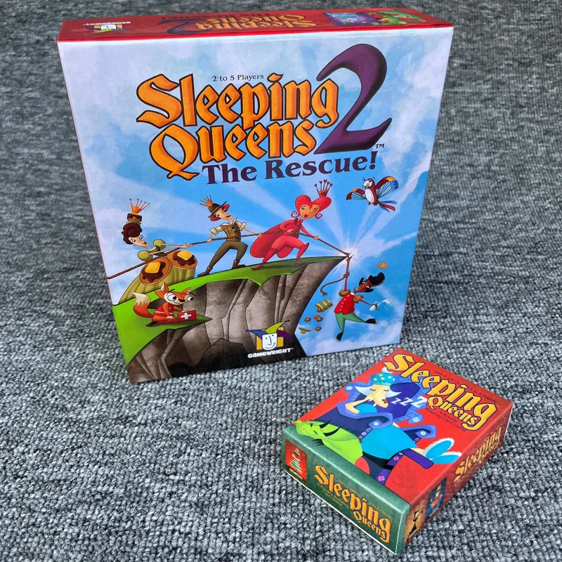 Full English Sleeping Queens Board Game 2-5 Players For Family Gift Wake Queens Up Strategy Game Funny Kids Game Toys