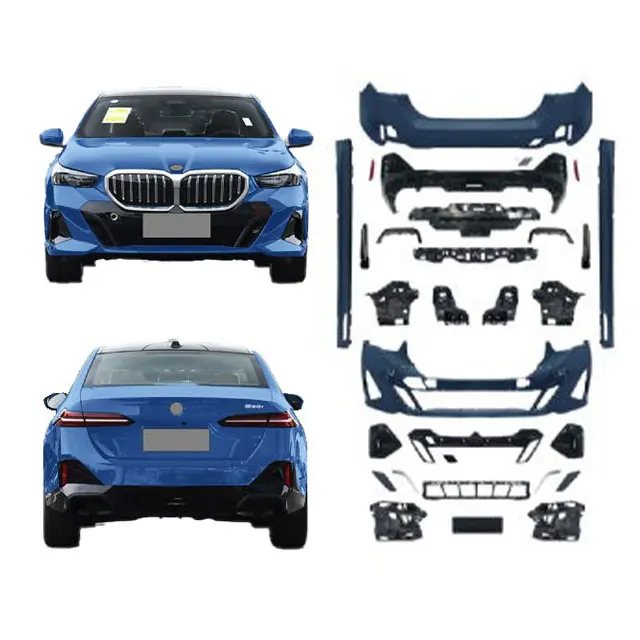 

Car Parts Accessories Body Kit MT Style Front and Rear Lip Auto Parts Front Bumper Bodykit Upgrade for BMW 5 Series G60 to MT