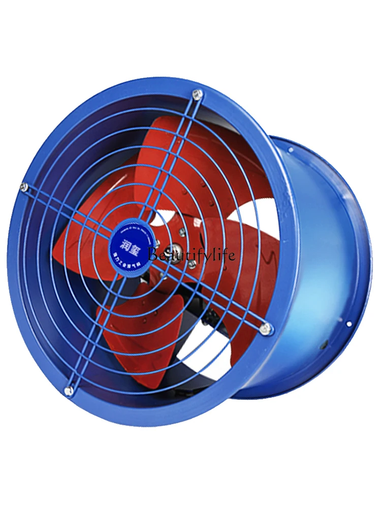 Low Noise Industrial Ventilator Post Pipe Strength Ventilating Fan