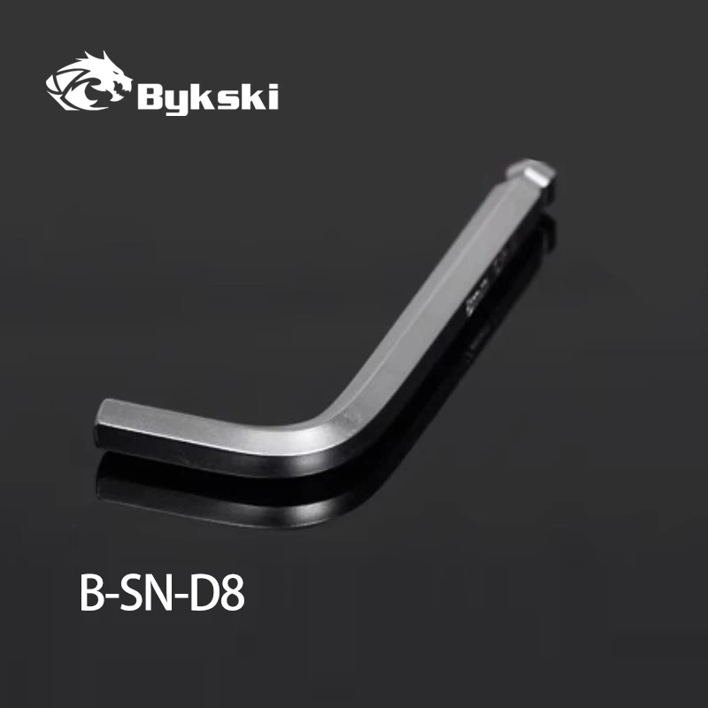 Bykski B-SN-D8 8MM Hex Wrench Use for Fixed Computer Accerssories Fitting Water Cooling System Short Ball Head CR-V Metal Tool