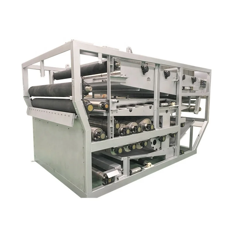 Máquina de prensa de filtro de correa de tratamiento de deshidratación de lodos de agua residual