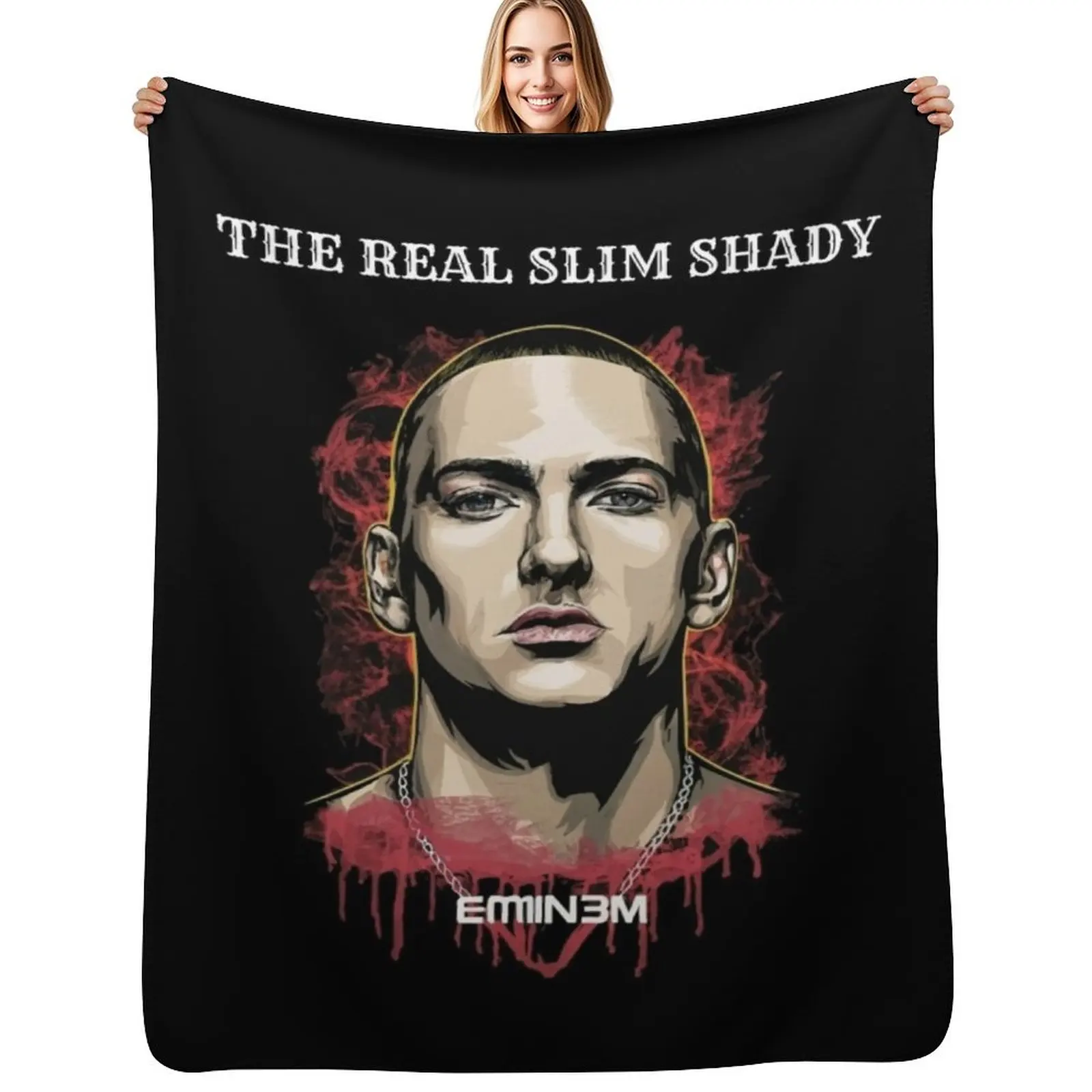

Eminem Throw Blanket Modern Design Soft Blanket for Home Decor
